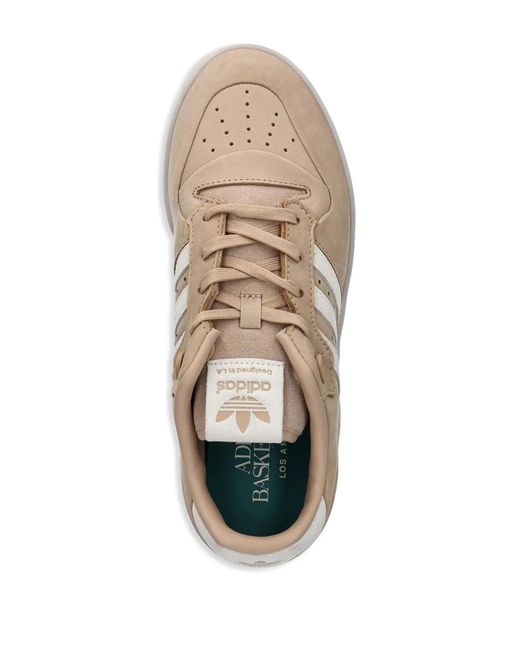 Adidas Brown Rivalry Lux Sneakers for men