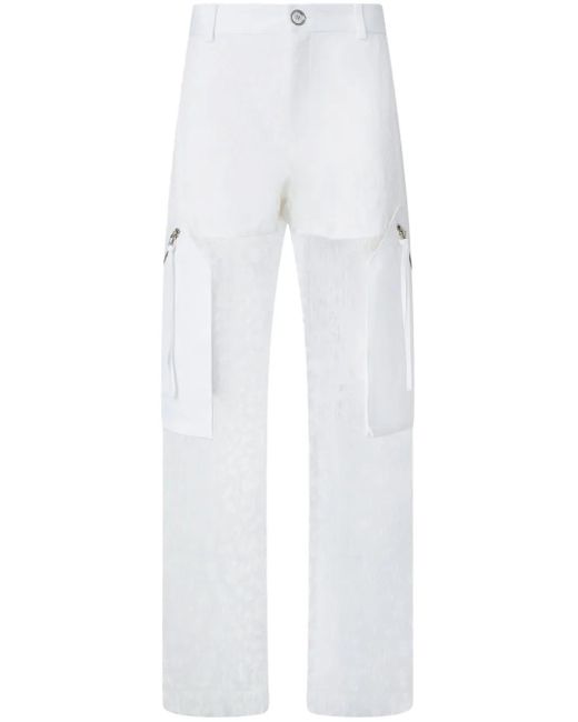 Pinko ストレートパンツ White