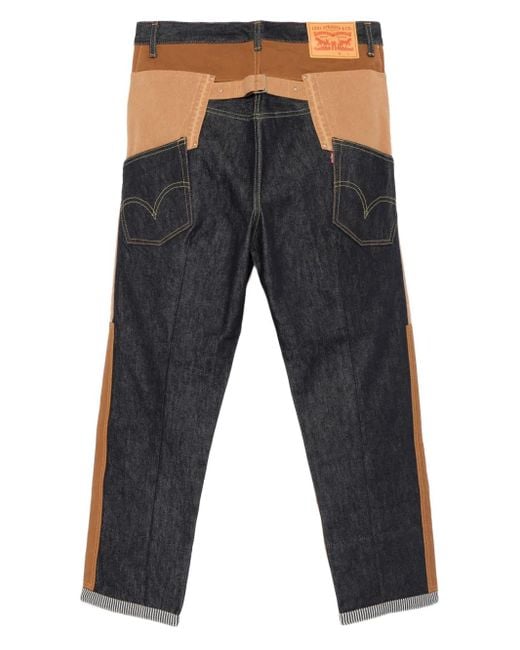 Junya Watanabe Natural Patchwork Jeans for men