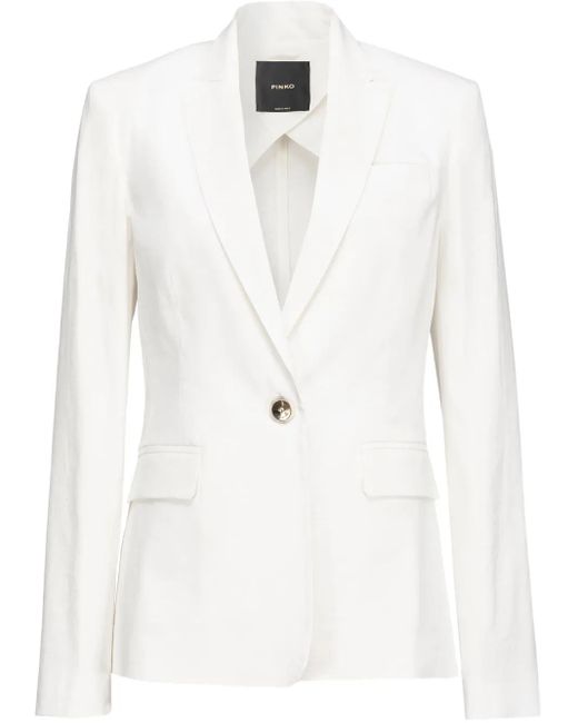 Pinko Equilibrato Blazer in het White