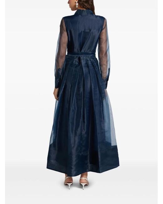 Jonathan Simkhai Blue Montgomery Midi Dress