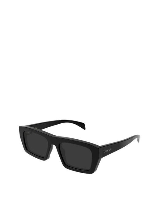 Gucci Black Square-Frame Sunglasses for men