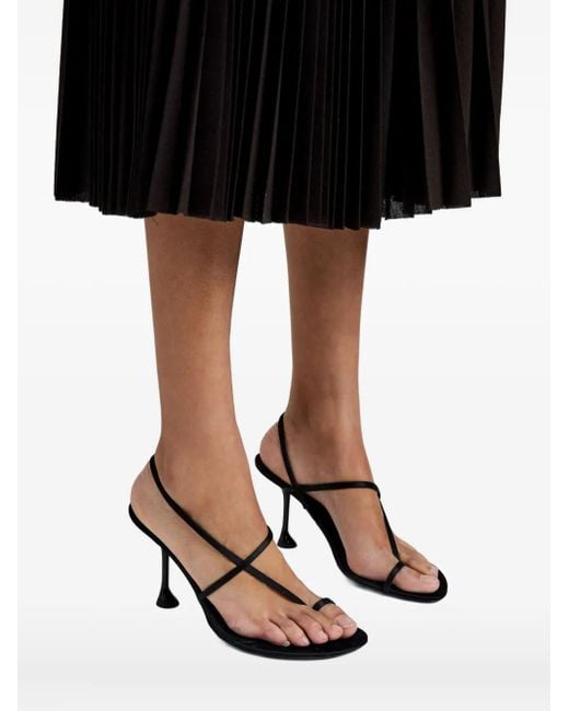 Proenza Schouler Black Tee Slingback Sandals