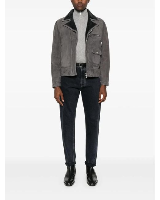 Brunello Cucinelli Gray Fur Jacket for men