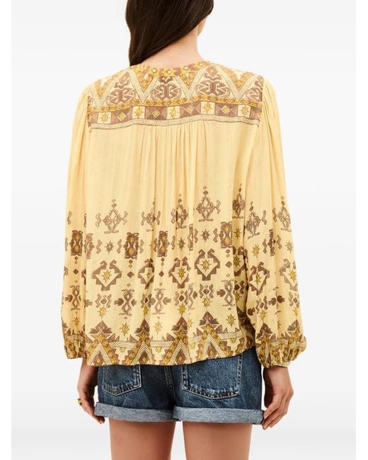 Ba&sh Metallic Zato Blouse