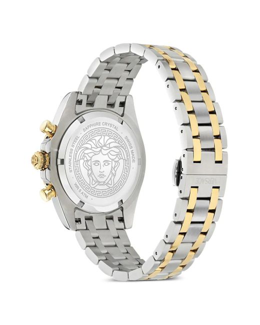 Versace White Fornax 43Mm Watch for men