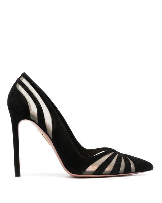 Aquazzura Black The Spy 110mm Pumps