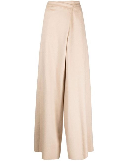 Pantalon ample Fantino à design asymétrique Max Mara en coloris Natural