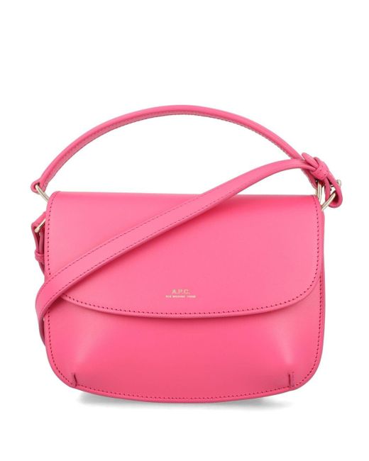 A.P.C. Pink Mini Sarah Tote Bag