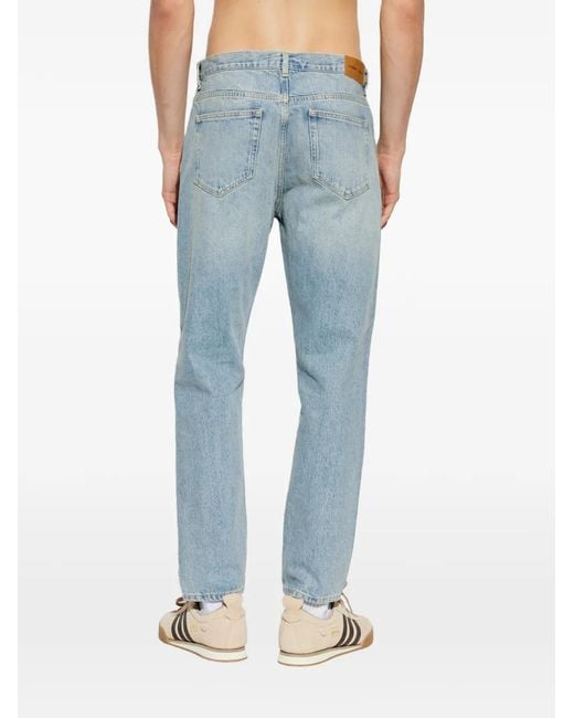 Samsøe & Samsøe Blue Faded-Wash Jeans for men