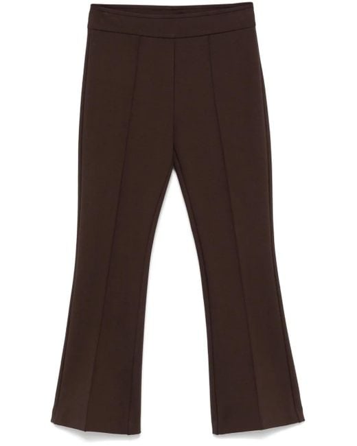 Pantalon À Coupe Évasé Blanca Vita en coloris Brown
