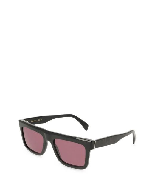 Paul Smith Black Rectangle-Frame Glasses for men