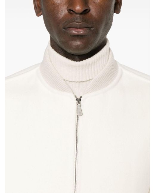 Veste Bomber En Feutre Eleventy pour homme en coloris Neutre Lyst