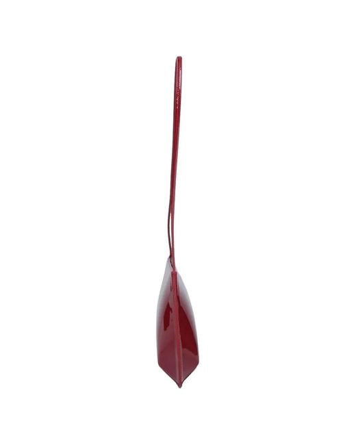 Faune Red Bra Leather Shoulder Bag