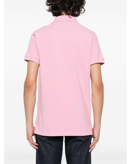 Tom Ford Poloshirt Met Korte Mouwen in het Pink voor heren