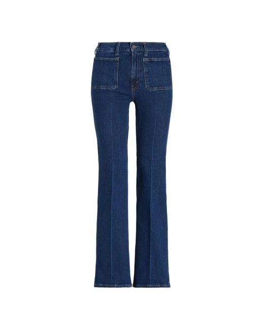 Polo Ralph Lauren Blue Patch-Pocket Jeans