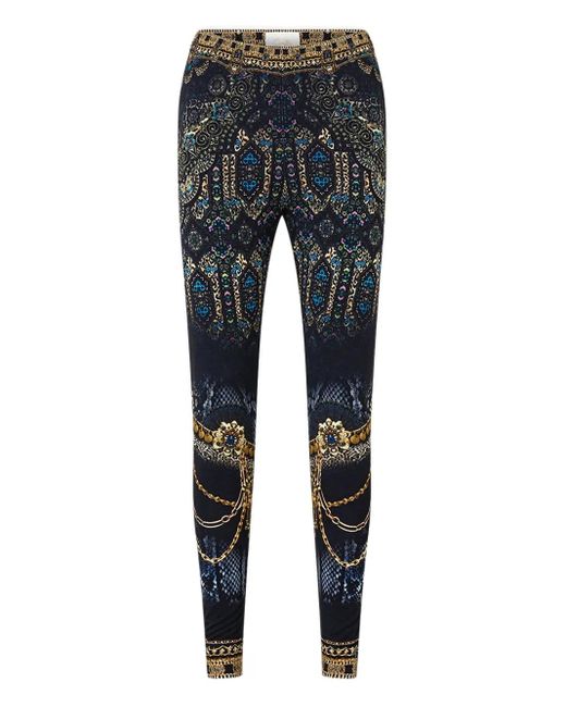 Camilla Gray Song Of The Solstice-Printed Leggings