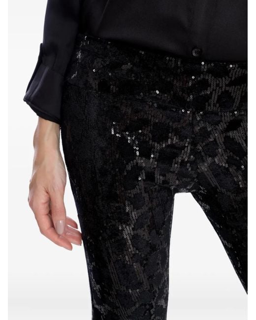 Pantalones con lentejuelas de x Astrid Amir Slama de color Black