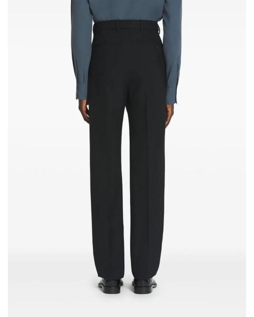 Lanvin Black Belted Trousers for men
