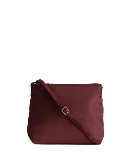 Yu Mei Purple Small Utility Zip-Top Cross Body Bag