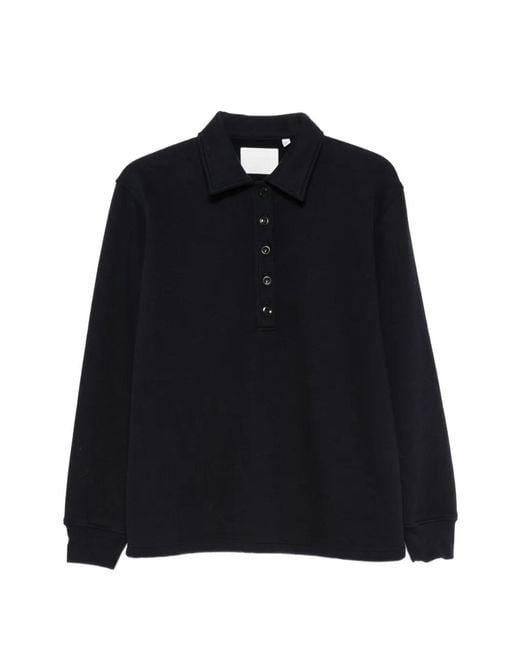 Citizens of Humanity Black Button-Placket Polo Shirt