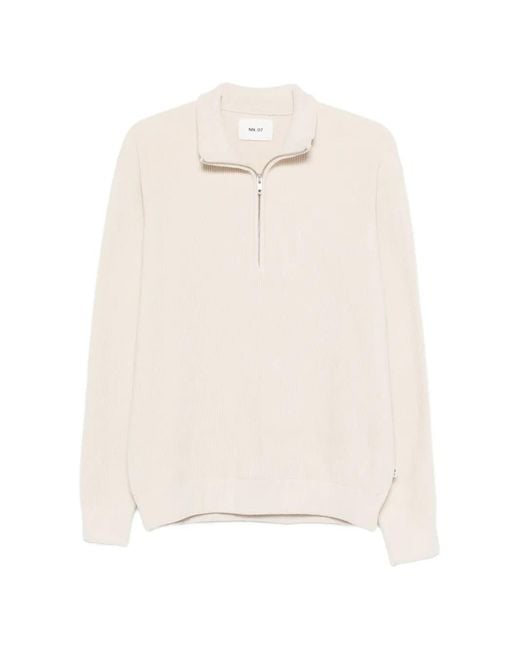 NN07 White Pull Danny 6429 À Col Zippé for men