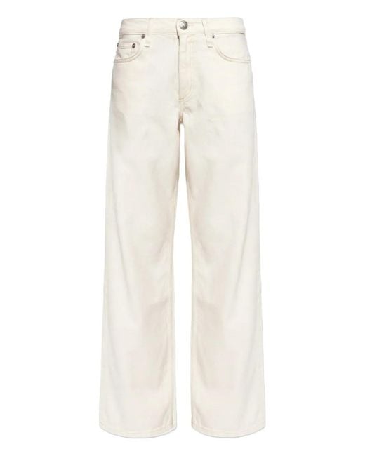 Rag & Bone Natural Straight-Leg Jeans