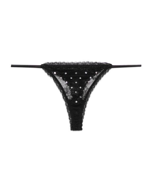 LoveStories Black Roomie Thong
