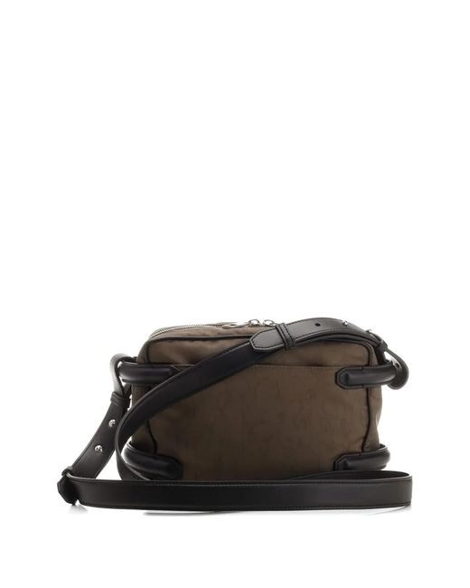 McQueen Green Messenger Bag for men