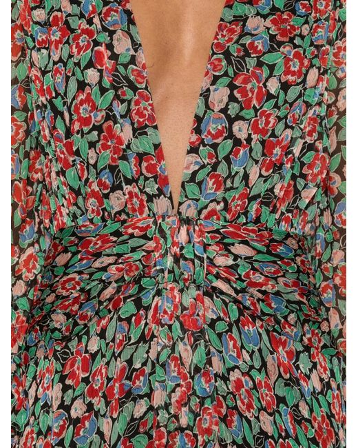 Rixo Brown Meera Maxi Dress