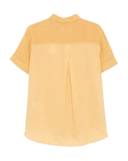 Marc O' Polo Yellow Short-Sleeve Shirt
