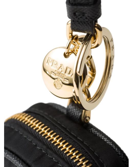Prada Black Re-Edition 1978 Keychain