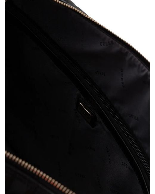 Guess Black Quilted Tote Bag