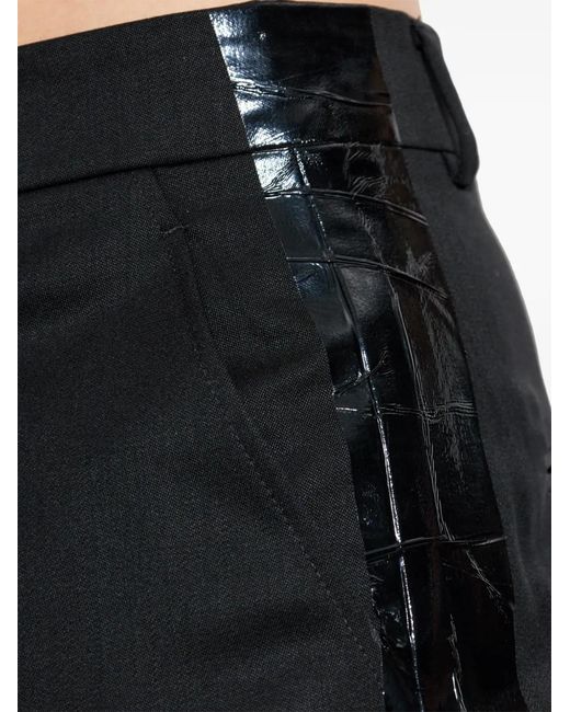 Vetements Black Side-Panel Trousers for men