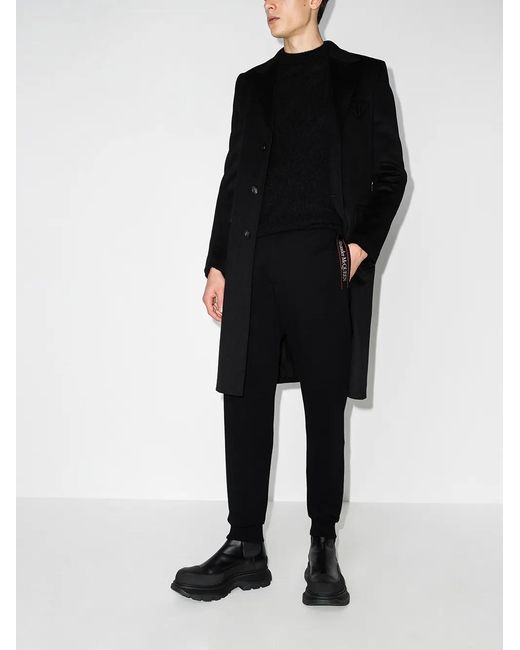 McQueen Black Trousers for men