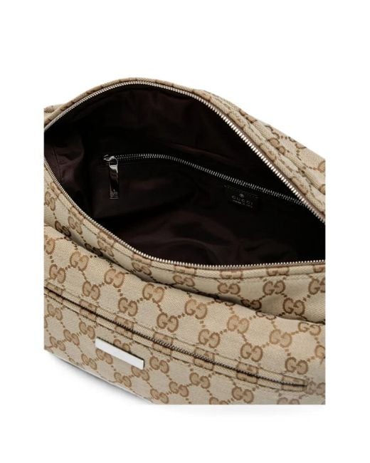 Gucci Gray Medium Tag Gg Supreme Messenger Bag for men
