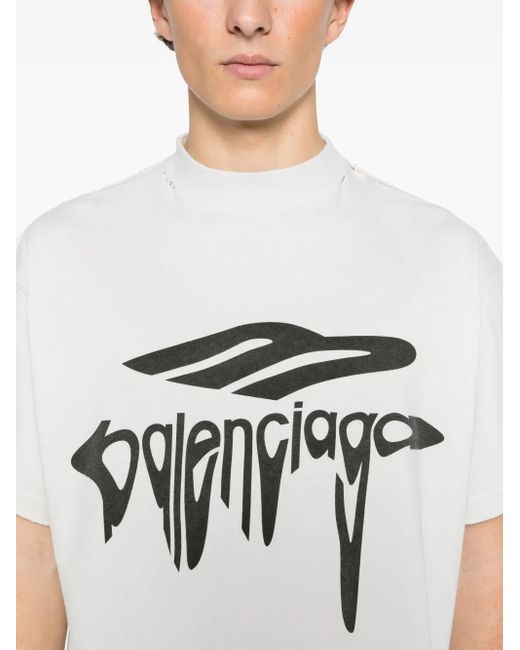 Balenciaga White Oversize Tshirt