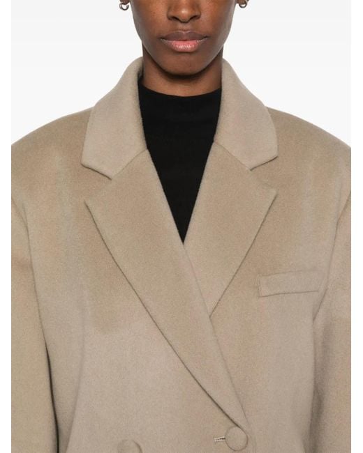 IRO Natural Buttoned Double Breasted Coat