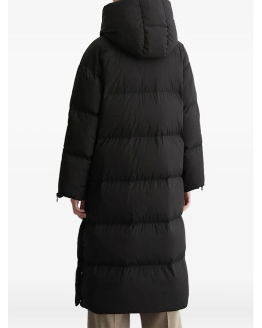 Marc O' Polo Black Hooded Puffer Coat