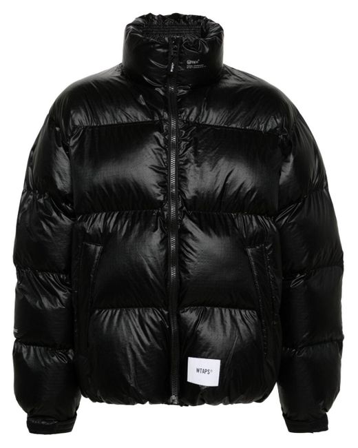 (w)taps Black 8 Ripstop Puffer Jacket for men
