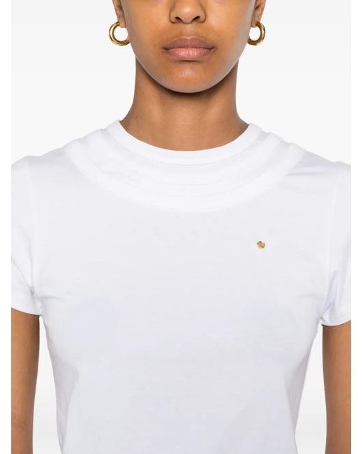 Viktor & Rolf White Triple-Collar T-Shirt