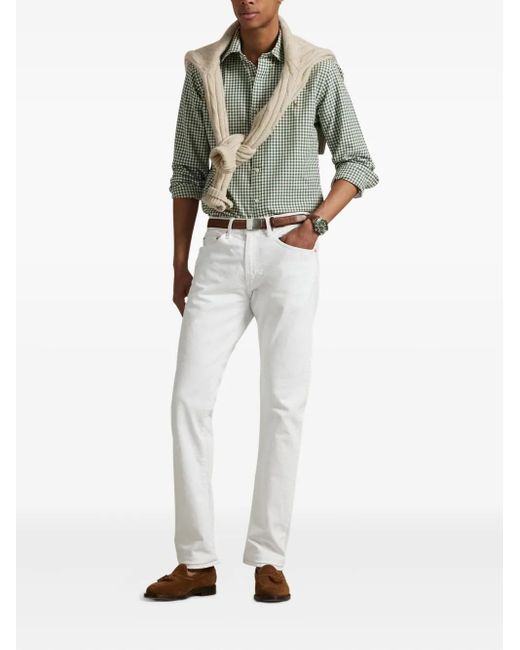 Polo Ralph Lauren Green Checked Button-Down Shirt for men