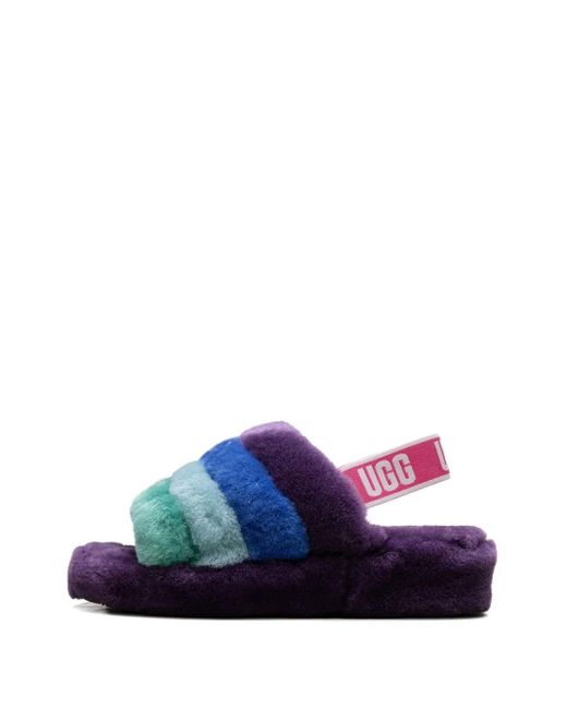 Sandales Fluff Yeah Slide Ugg en coloris Blue