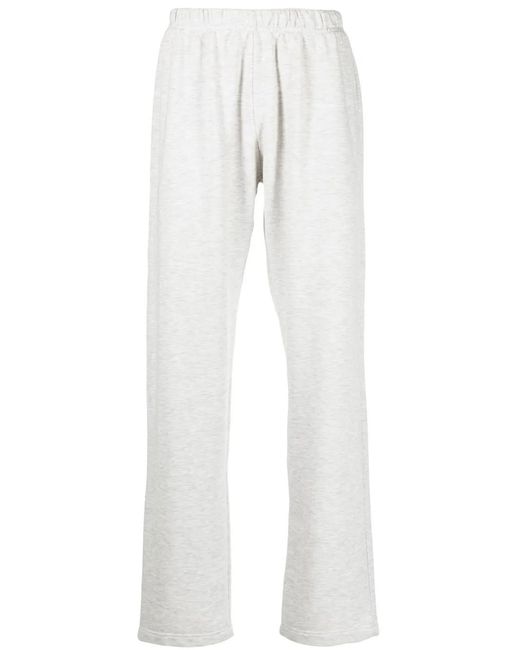 ERL White Straight-Leg Track Pants for men