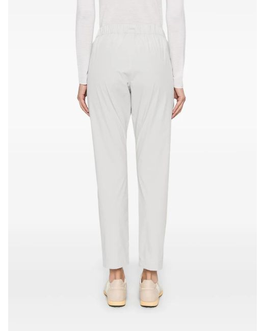 Herno White Tapered Track Pants