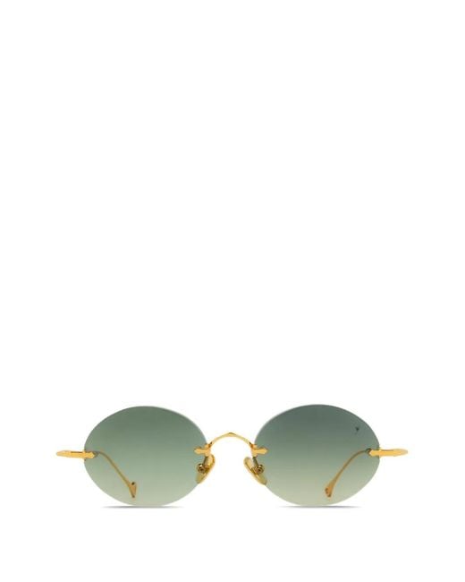 Eyepetizer Green Wilmot Round-Frame Sunglasses
