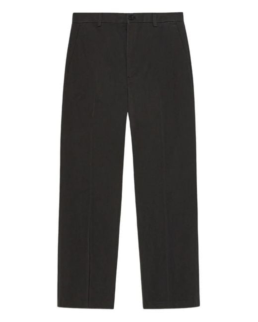 NN07 Black Paw Tailored Trousers for men