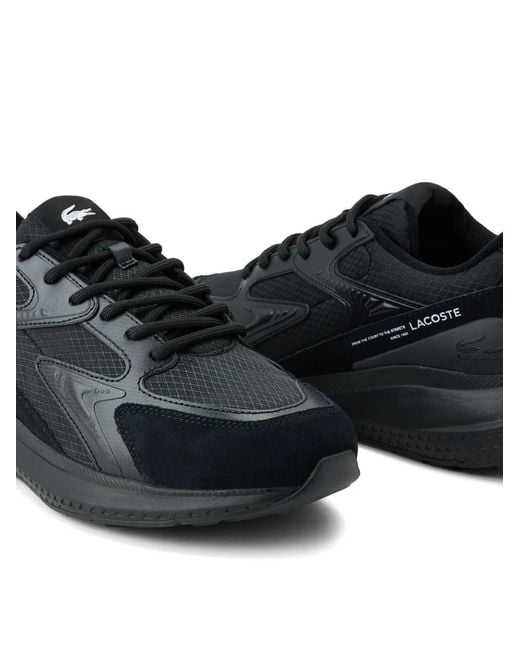 Lacoste Black L003 Evo Mesh Sneakers for men