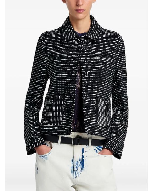 Proenza Schouler Jack Met Stippen En Zak in het Black