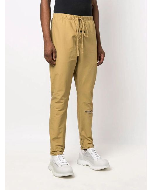 Fear Of God Natural Logo-Print Track Pants